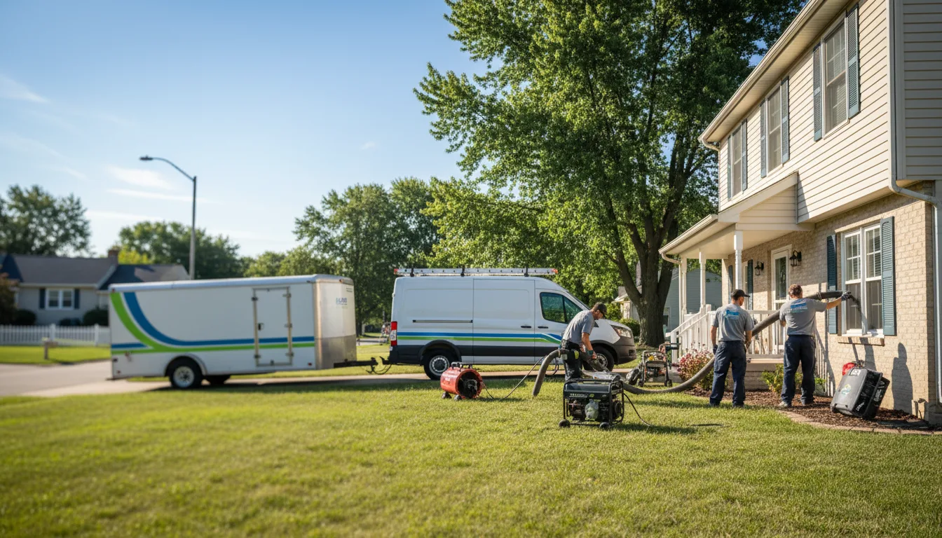 Flooded Basement Restoration And Cleanup With Repair in West Olive, MI near me